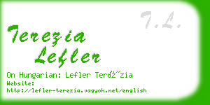 terezia lefler business card